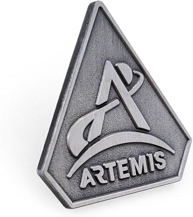 NASA Artemis Logo Antique Lapel Pin