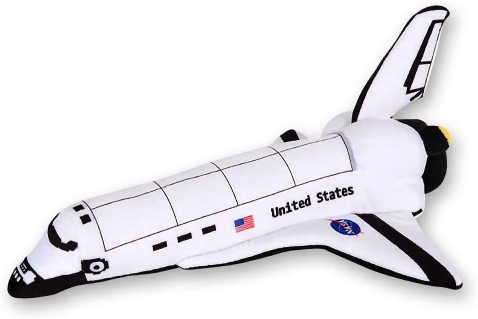 Stuffed Space Shuttle Plush Toy – 14"
