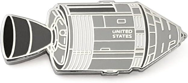 Apollo Lunar Capsule Enamel Lapel Pin