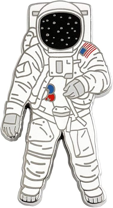 Apollo Astronaut Enamel Lapel Pin