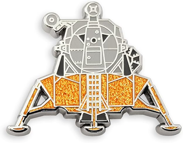 Apollo Lunar Lander Enamel Lapel Pin
