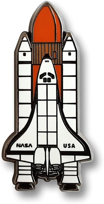Space Shuttle Enamel Lapel Pin
