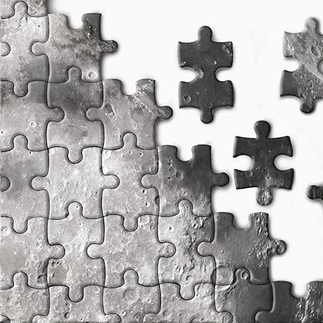 Space Moon Round Puzzle 1000 Pieces