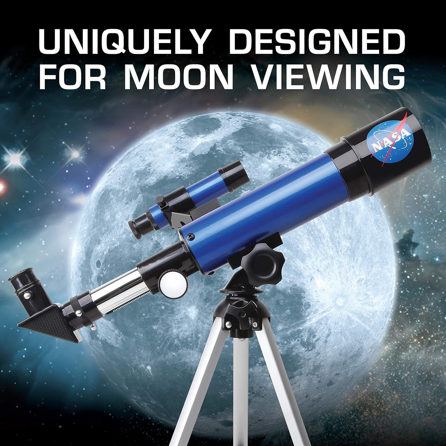 NASA Lunar Telescope for Kids – 90x Magnification