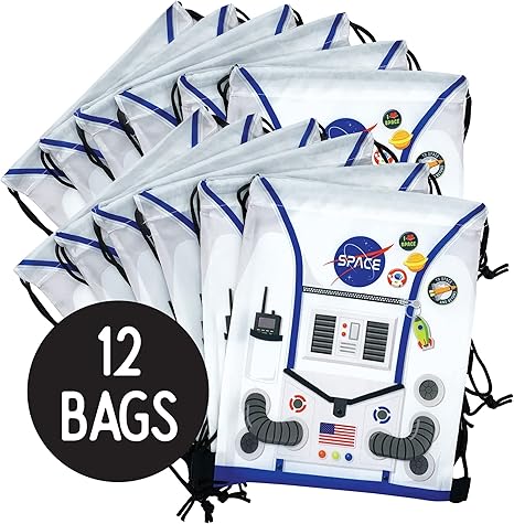 Outer Space Party Favor Bags – 12 Pack