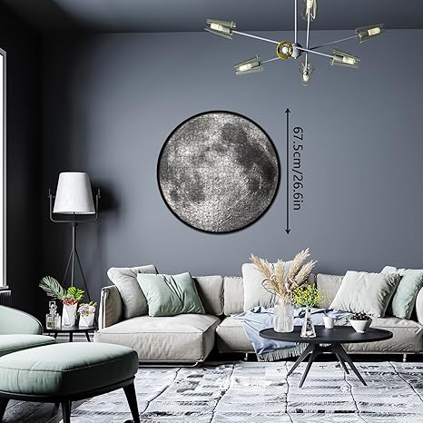 Space Moon Round Puzzle 1000 Pieces