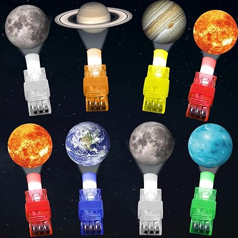 Space Party Favors LED Finger Lights – 36 Pack