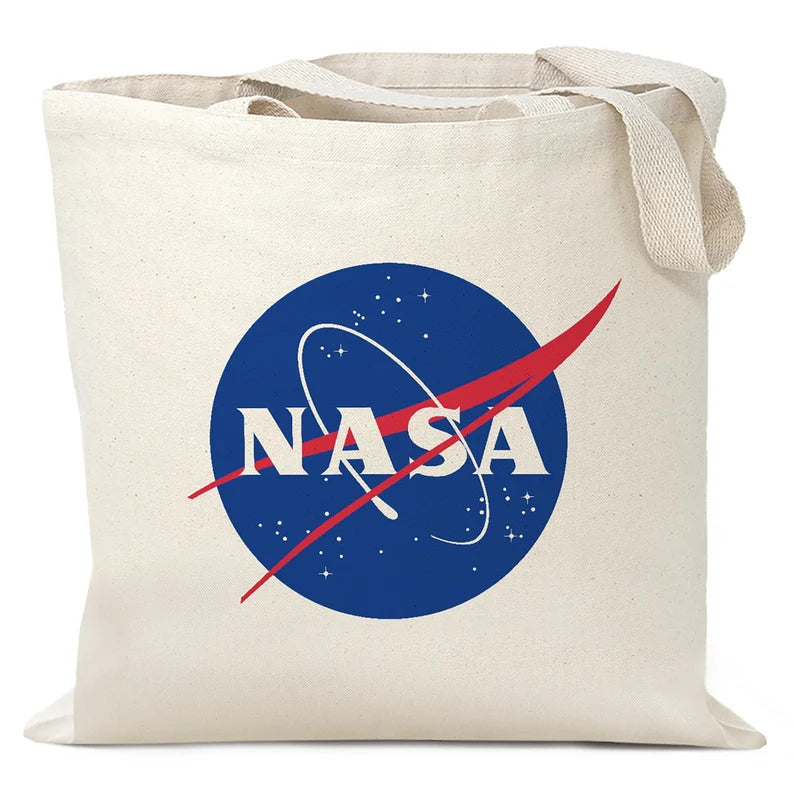 NASA Cotton Canvas Tote Bag