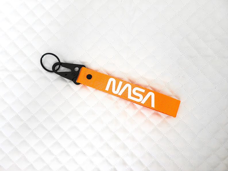 NASA Nylon Carabiner Keychain