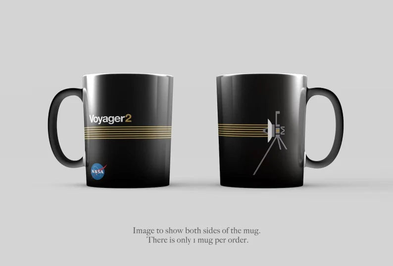 Voyager 2 Spacecraft NASA Mug