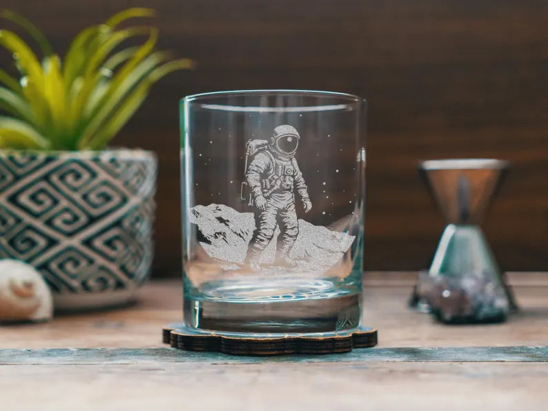 Astronaut Old Fashioned Glass 12oz