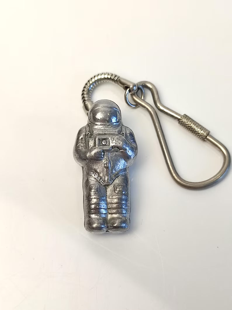 Vintage USSR Cosmonaut Keychain