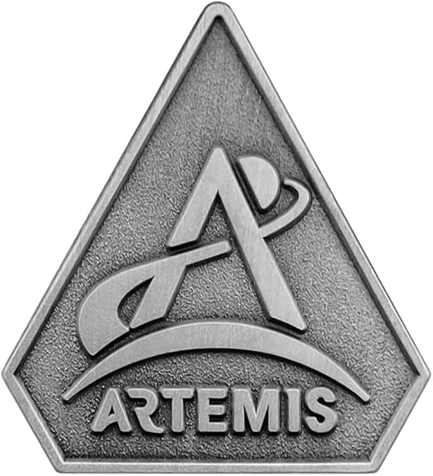 NASA Artemis Logo Antique Lapel Pin