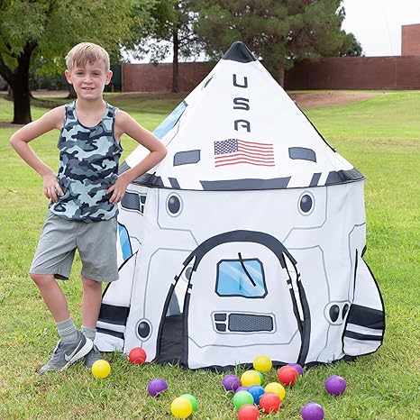 JOYIN Rocket Ship Play Tent – 54"