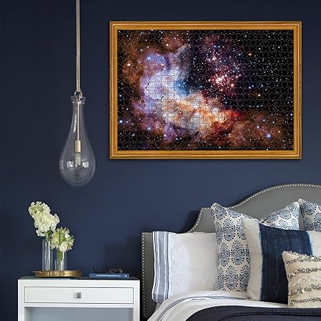 Space Puzzle 1000 Pieces Adult, Solar System Galaxy Puzzle