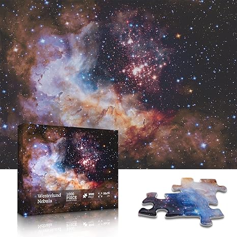 Space Puzzle 1000 Pieces Adult, Solar System Galaxy Puzzle