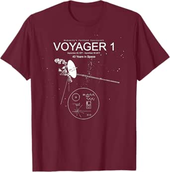 Voyager 1 – Humanity’s Farthest Spacecraft T-Shirt