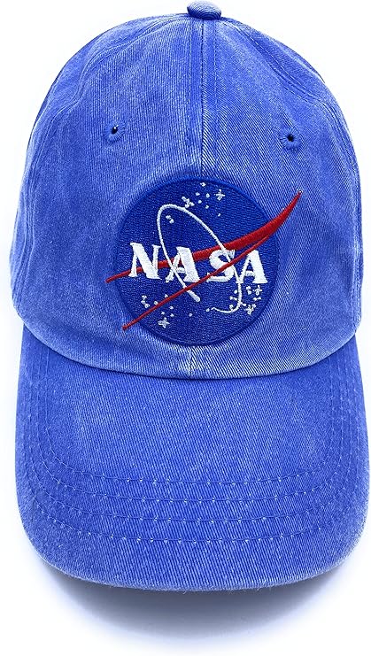 NASA Vintage Baseball Cap – Classic Cotton with Embroidered Logo